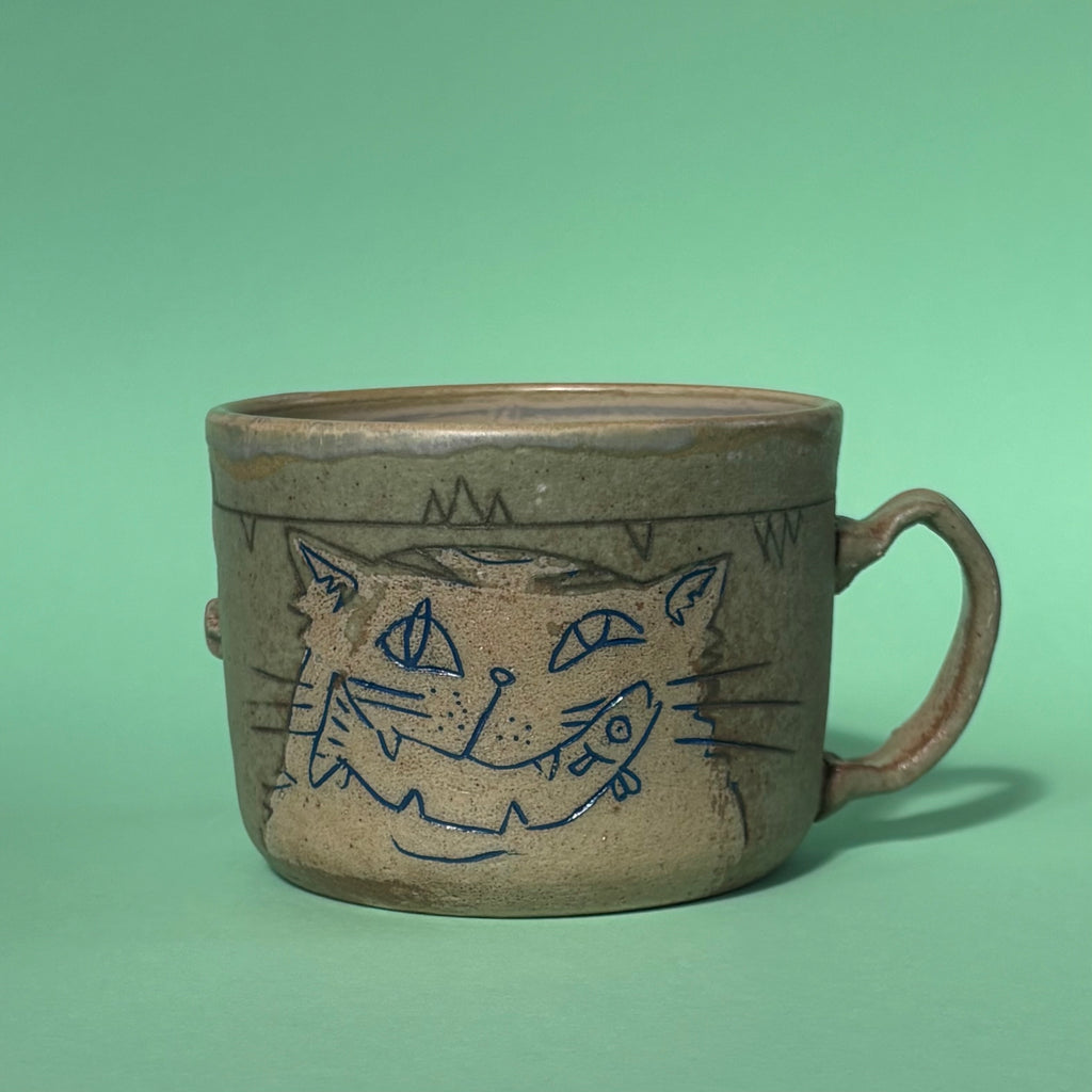 Shameless cat mug