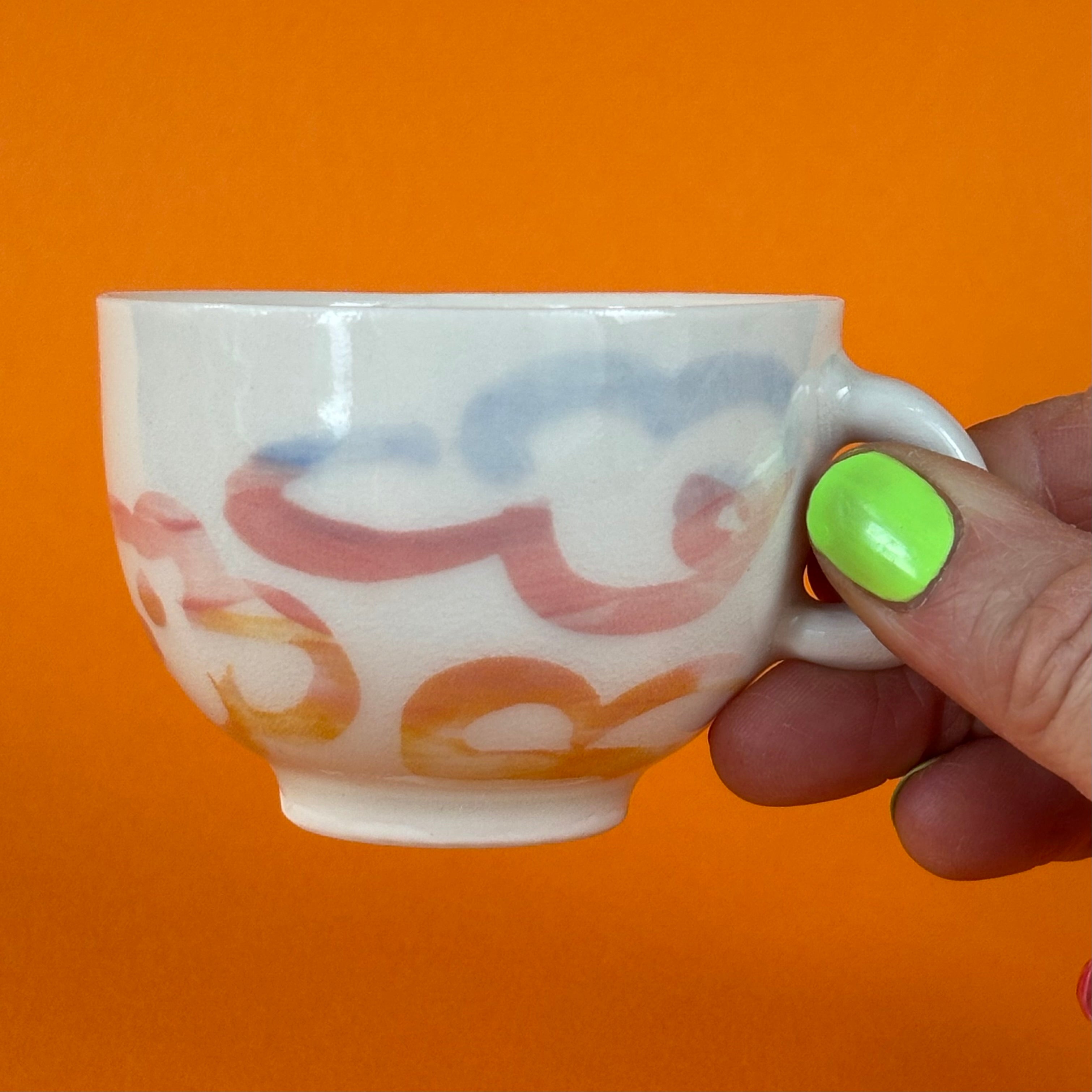wax cloud espresso cup