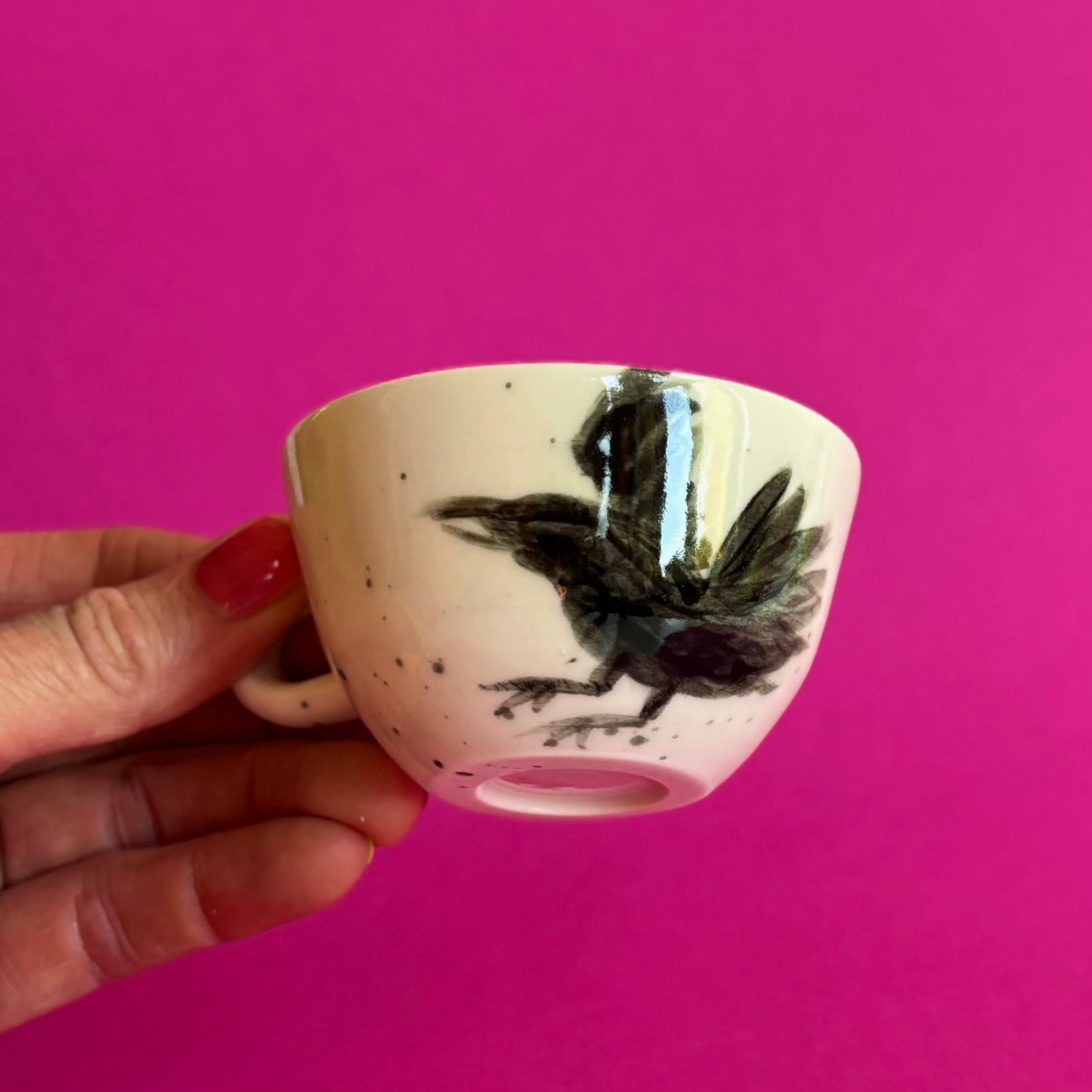 Crow espresso cup