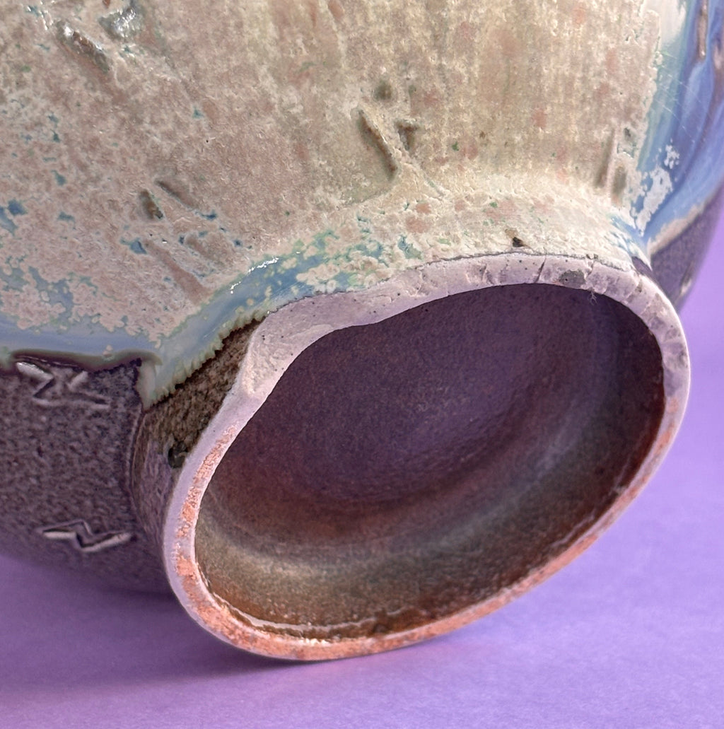 Salt-fired galactic bowl