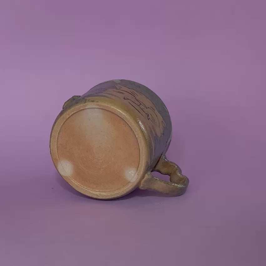 Impish cat mug